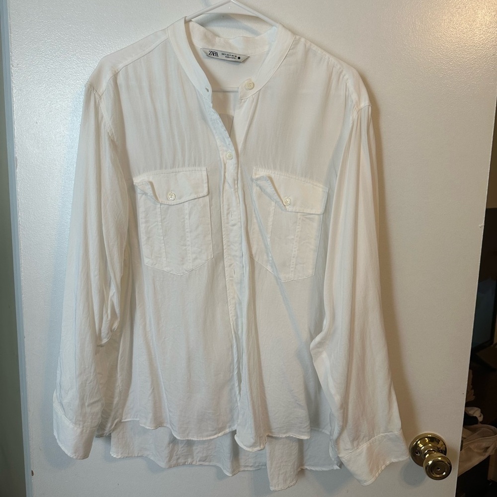 Zara Button Down Top